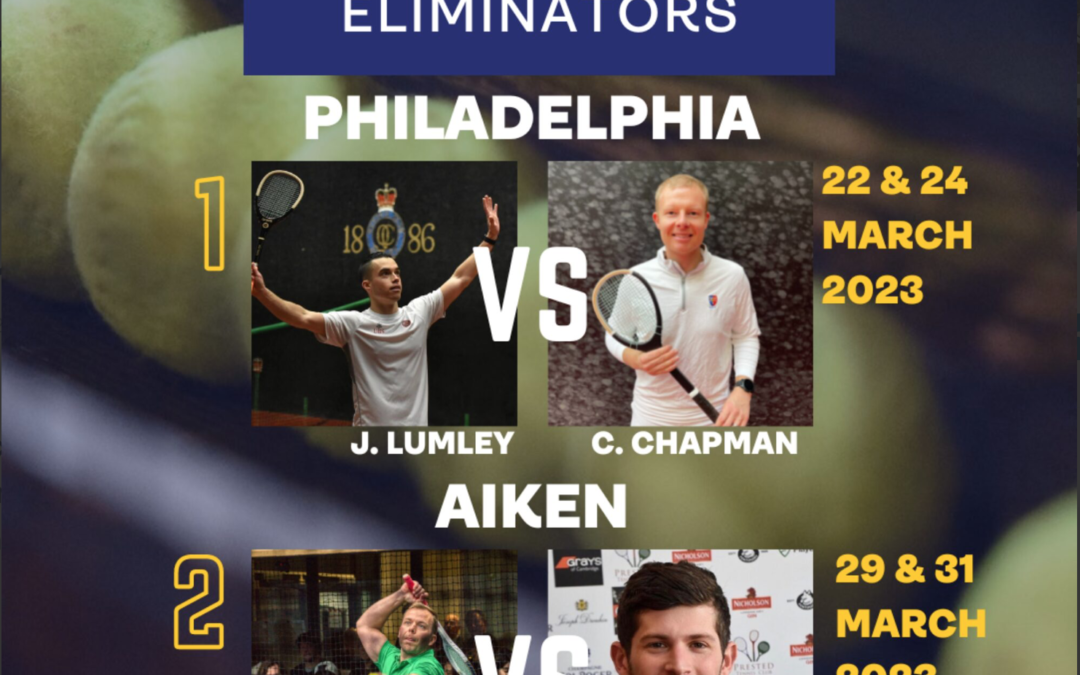 Philadelphia & Aiken to Host Eliminators